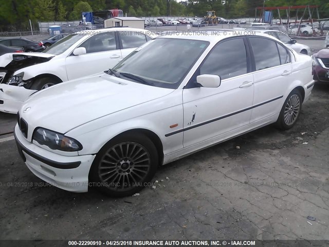 WBAAV53481FJ66439 - 2001 BMW 330 I WHITE photo 2