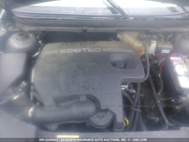 1G1ZH57B384242900 - 2008 CHEVROLET MALIBU 1LT GRAY photo 10