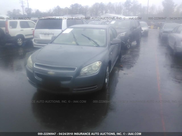 1G1ZH57B384242900 - 2008 CHEVROLET MALIBU 1LT GRAY photo 2