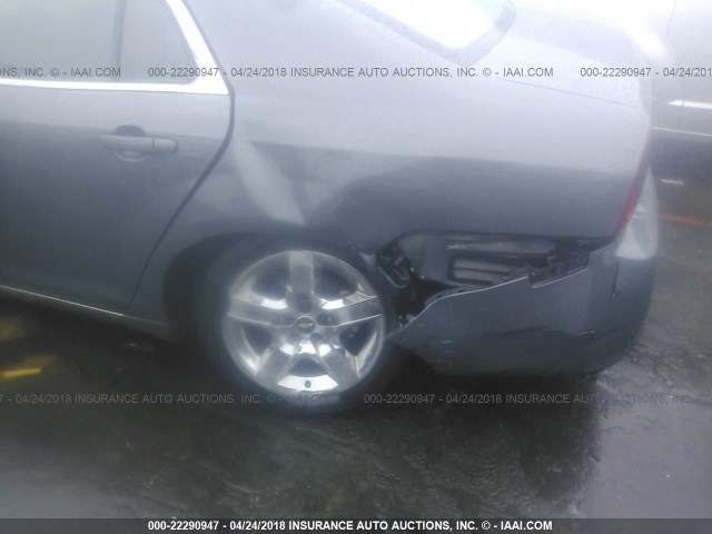 1G1ZH57B384242900 - 2008 CHEVROLET MALIBU 1LT GRAY photo 6