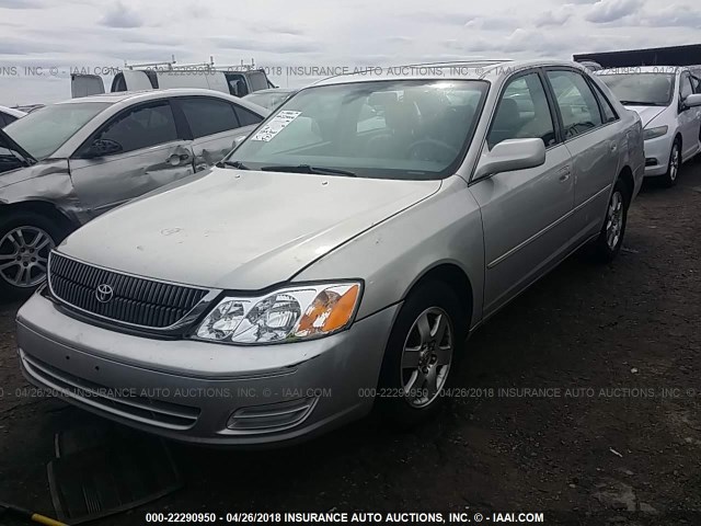 4T1BF28BX1U157128 - 2001 TOYOTA AVALON XL/XLS SILVER photo 2