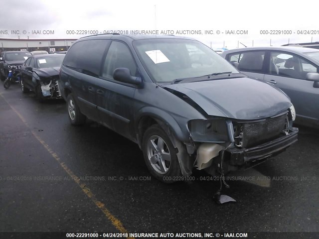 1D4GP24R36B659091 - 2006 DODGE GRAND CARAVAN SE BLUE photo 1