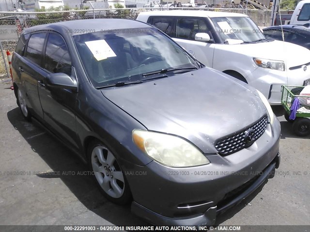 2T1KY38E14C245968 - 2004 TOYOTA COROLLA MATRIX XRS GRAY photo 1