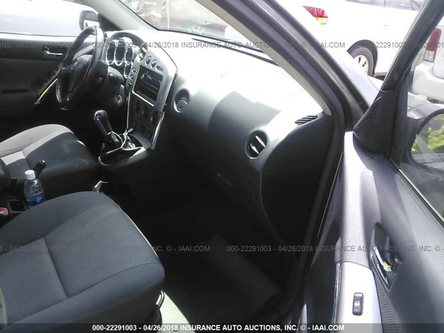 2T1KY38E14C245968 - 2004 TOYOTA COROLLA MATRIX XRS GRAY photo 5