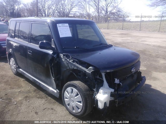 JTLKT324064053272 - 2006 TOYOTA SCION XB BLACK photo 1