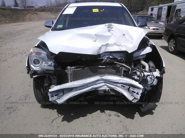 2CNFLGEYXA6349082 - 2010 CHEVROLET EQUINOX LTZ WHITE photo 6