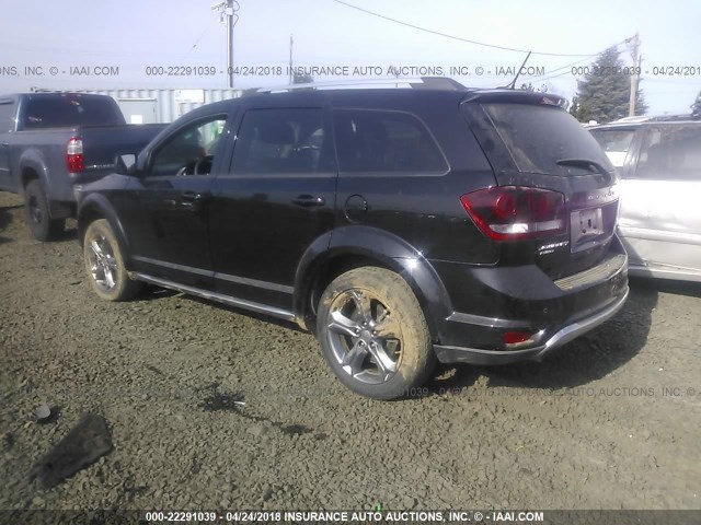 3C4PDDGG7GT227857 - 2016 DODGE JOURNEY CROSSROAD BLACK photo 3