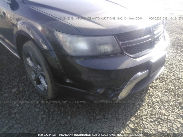 3C4PDDGG7GT227857 - 2016 DODGE JOURNEY CROSSROAD BLACK photo 6