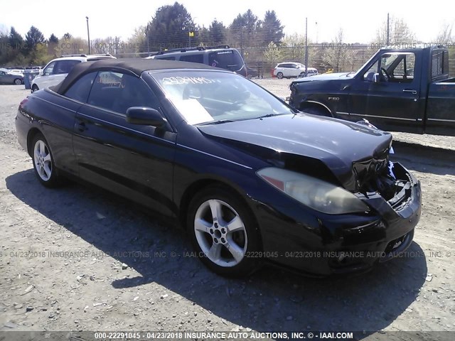 4T1FA38P57U112558 - 2007 TOYOTA CAMRY SOLARA SE/SLE BLACK photo 1