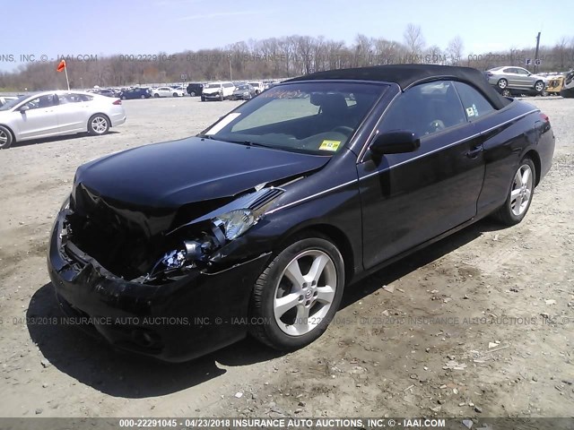 4T1FA38P57U112558 - 2007 TOYOTA CAMRY SOLARA SE/SLE შავი ფოტო 2