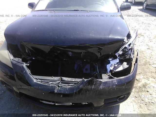 4T1FA38P57U112558 - 2007 TOYOTA CAMRY SOLARA SE/SLE შავი ფოტო 6