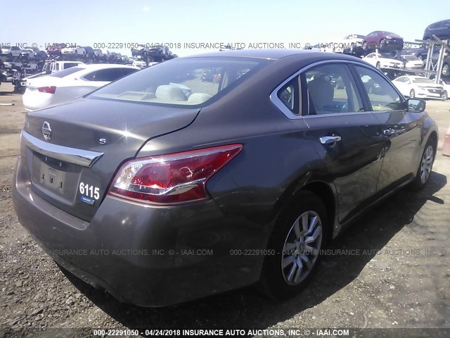 1N4AL3AP8DN409807 - 2013 NISSAN ALTIMA 2.5/S/SV/SL GRAY photo 4