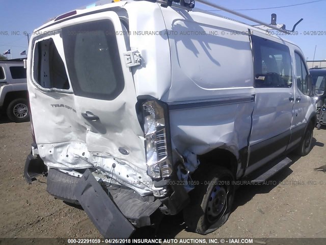 1FTYE1YM2HKB53464 - 2017 FORD TRANSIT T-150 WHITE photo 6