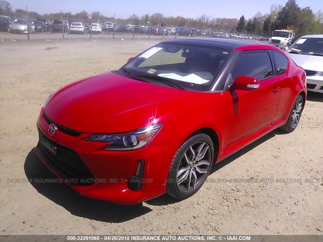 JTKJF5C70GJ022263 - 2016 TOYOTA SCION TC 红色 照片 2
