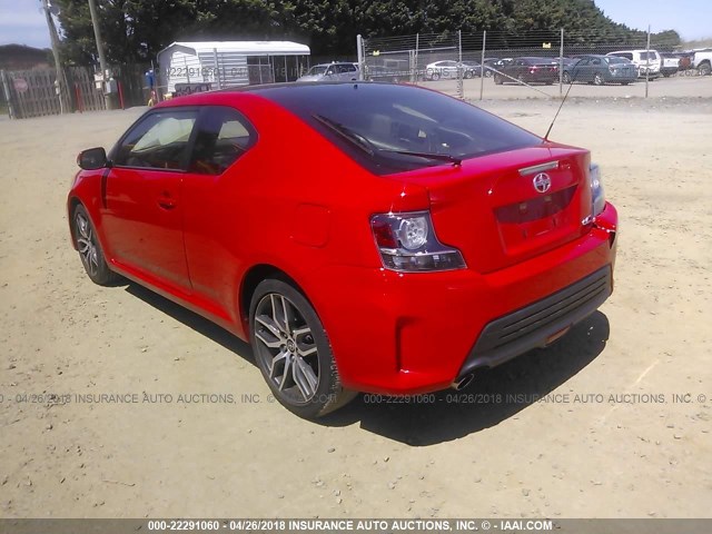 JTKJF5C70GJ022263 - 2016 TOYOTA SCION TC 红色 照片 3