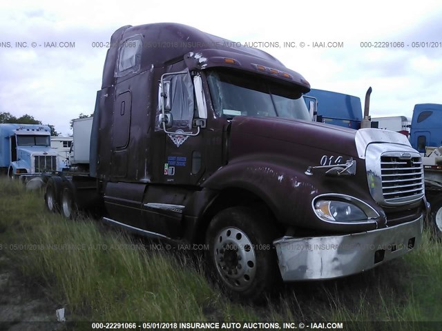 1FUJA6CK36LW53729 - 2006 FREIGHTLINER COLUMBIA COLUMBIA MAROON photo 1