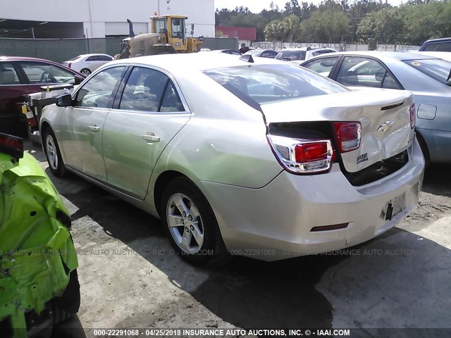 1G11B5SA3DF142212 - 2013 CHEVROLET MALIBU LS ოქროსფერი ფოტო 3