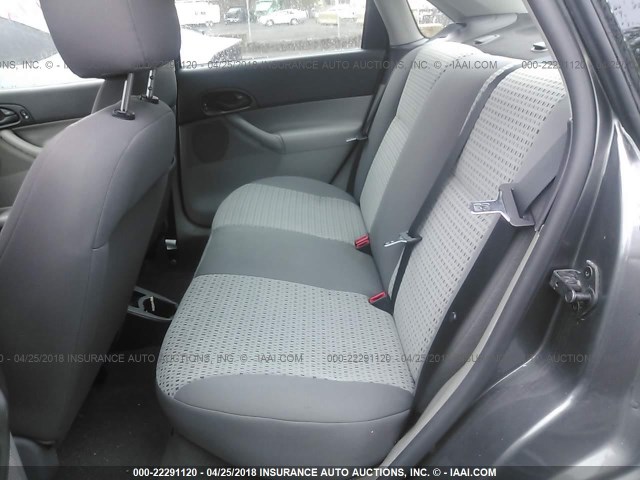 1FAFP34N07W211743 - 2007 FORD FOCUS ZX4/S/SE/SES GRAY photo 8