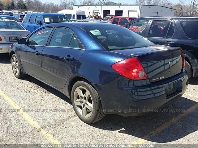 1G2ZG57B584288095 - 2008 PONTIAC G6 SE Dark Blue photo 3