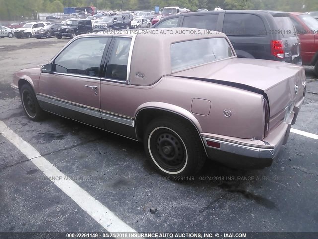 1G6EL5787GU614765 - 1986 CADILLAC ELDORADO PINK photo 3