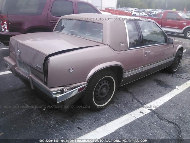 1G6EL5787GU614765 - 1986 CADILLAC ELDORADO PINK photo 4