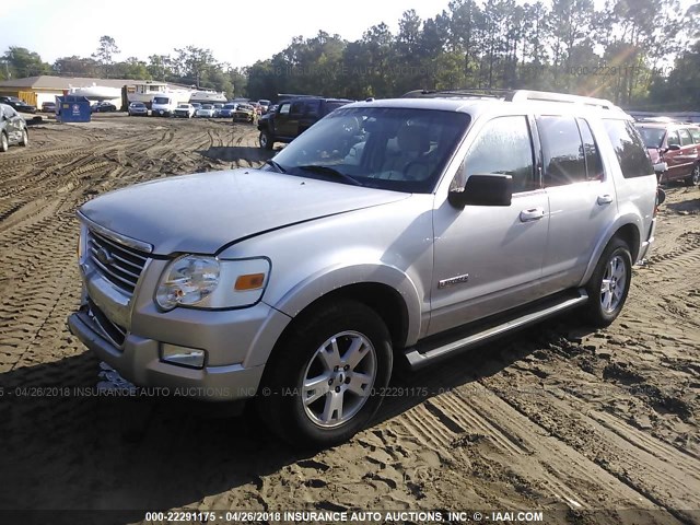 1FMEU73E48UA40253 - 2008 FORD EXPLORER XLT SILVER photo 2