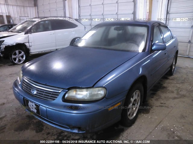 1G1NE52M7X6198502 - 1999 CHEVROLET MALIBU LS 蓝色 照片 2