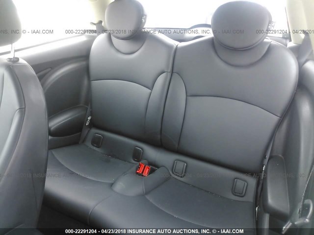 WMWSU3C5XBT182293 - 2011 MINI COOPER ORANGE photo 8