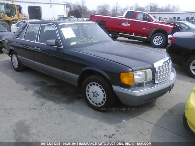 WDBCA35DXGA262232 - 1986 MERCEDES-BENZ 420 SEL BLACK photo 1