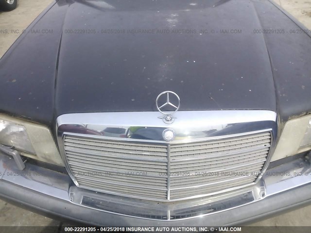 WDBCA35DXGA262232 - 1986 MERCEDES-BENZ 420 SEL BLACK photo 6