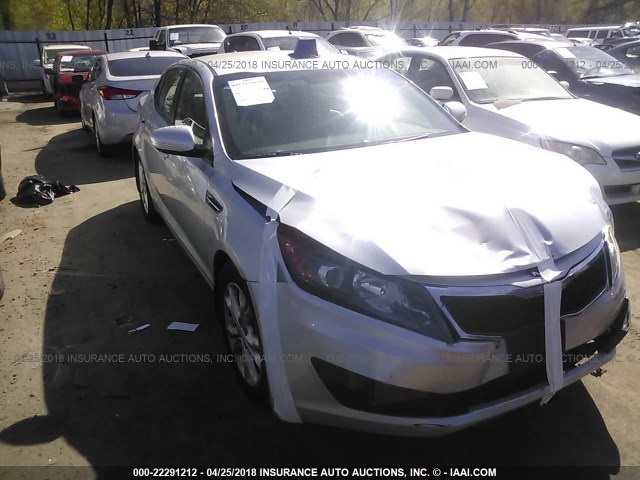 5XXGN4A78DG203869 - 2013 KIA OPTIMA EX SILVER photo 1