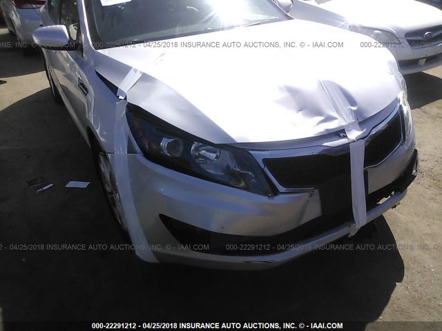 5XXGN4A78DG203869 - 2013 KIA OPTIMA EX SILVER photo 6