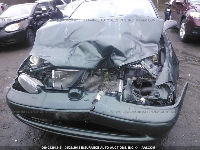 1Y1SK52811Z424864 - 2001 CHEVROLET GEO PRIZM LSI GREEN photo 6