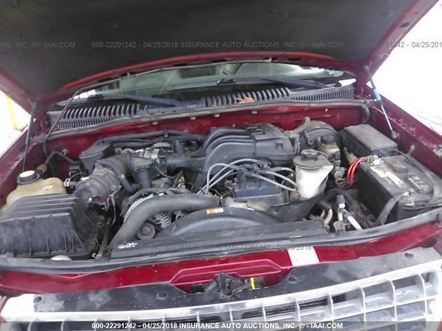 1FMZU73K74ZA56242 - 2004 FORD EXPLORER XLT/XLT SPORT/NBX RED photo 10