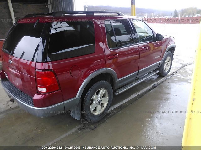 1FMZU73K74ZA56242 - 2004 FORD EXPLORER XLT/XLT SPORT/NBX RED photo 4