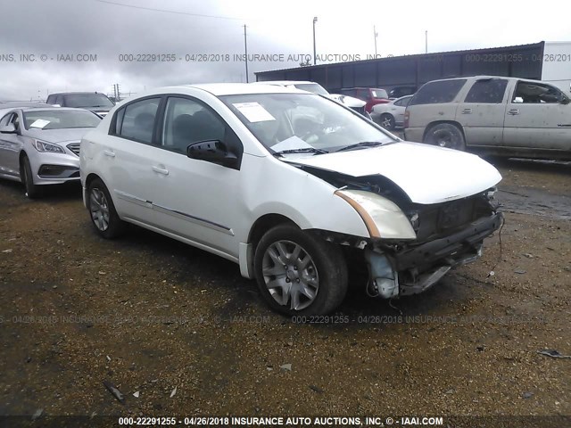 3N1AB6AP7AL673212 - 2010 NISSAN SENTRA 2.0/2.0S/SR/2.0SL WHITE photo 1