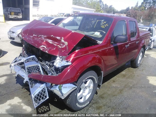 1N6AD07U66C439905 - 2006 NISSAN FRONTIER CREW CAB LE/SE/OFF ROAD RED photo 2