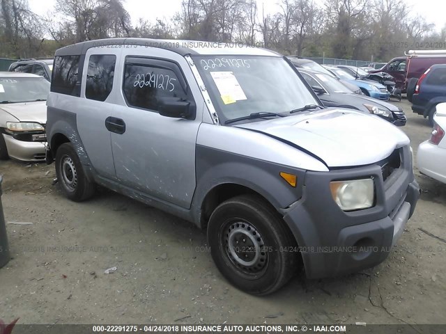 5J6YH18243L002712 - 2003 HONDA ELEMENT DX GRAY photo 1