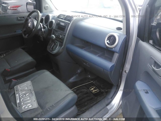 5J6YH18243L002712 - 2003 HONDA ELEMENT DX GRAY photo 5