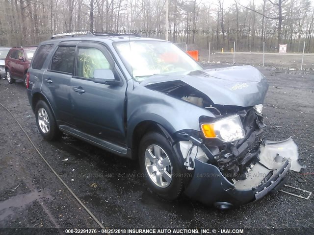 1FMCU9EG7CKB69951 - 2012 FORD ESCAPE LIMITED Light Blue photo 1