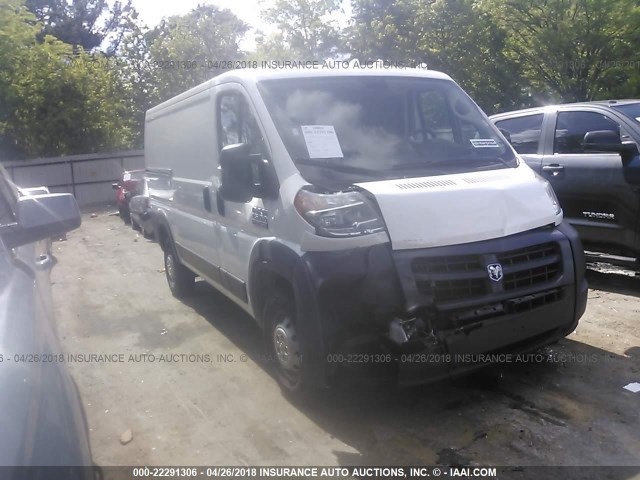3C6TRVAG0HE552636 - 2017 RAM PROMASTER 1500 1500 STANDARD WHITE photo 1