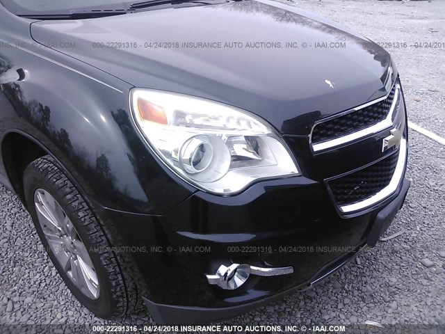 2CNFLGEY5A6240982 - 2010 CHEVROLET EQUINOX LTZ BLACK photo 6