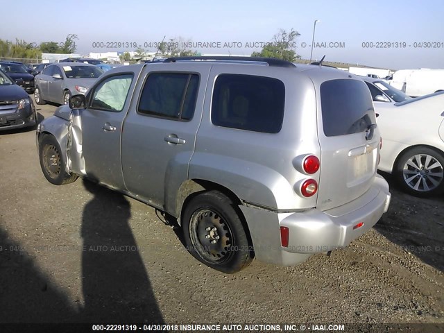 3GNCA13D18S677682 - 2008 CHEVROLET HHR LS SILVER photo 3