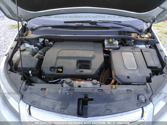 1G1RD6E49DU110997 - 2013 CHEVROLET VOLT SILVER photo 10