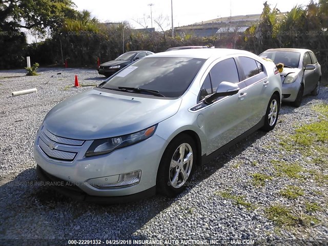 1G1RD6E49DU110997 - 2013 CHEVROLET VOLT SILVER photo 2