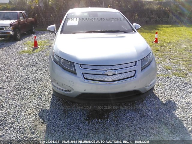 1G1RD6E49DU110997 - 2013 CHEVROLET VOLT SILVER photo 6