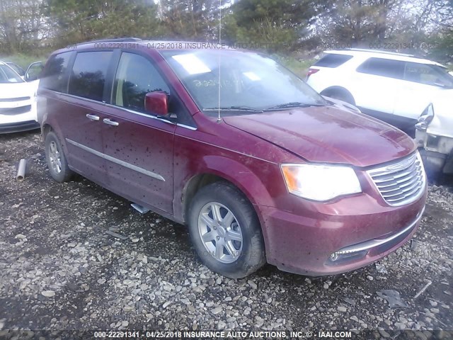 2A4RR5DG0BR635594 - 2011 CHRYSLER TOWN & COUNTRY TOURING MAROON photo 1