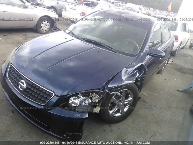 1N4AL11D46C214313 - 2006 NISSAN ALTIMA S/SL BLUE photo 2