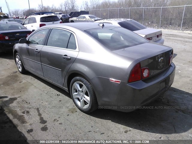 1G1ZB5E02CF246467 - 2012 CHEVROLET MALIBU LS 棕色 照片 3