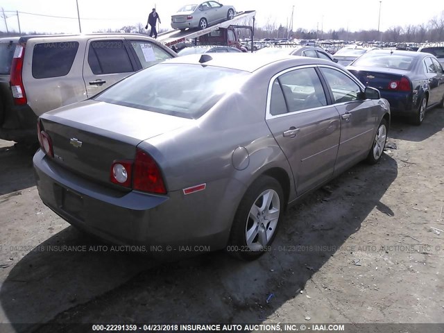 1G1ZB5E02CF246467 - 2012 CHEVROLET MALIBU LS 棕色 照片 4